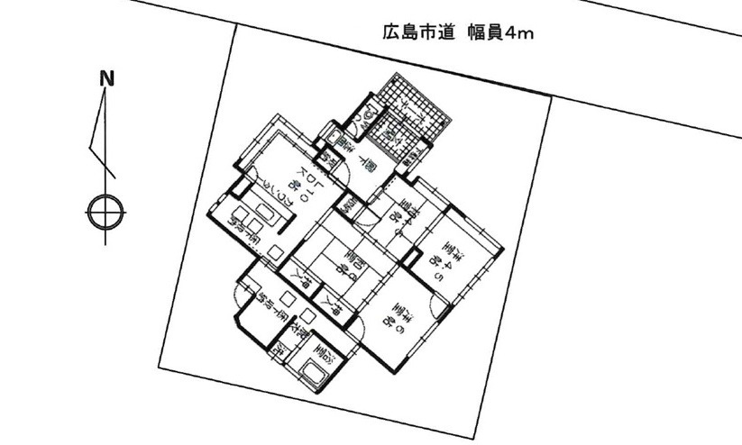 安佐北区可部３丁目の間取り
