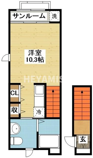 エアリー矢上の間取り