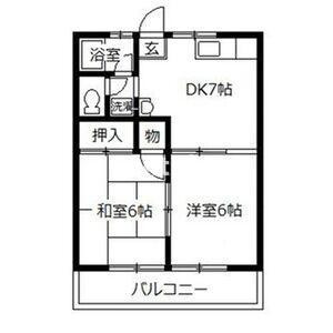 サンハイツ開明の間取り