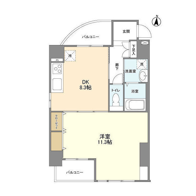 CASSIA錦糸町South Courtの間取り