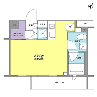 【間取り】 | スタイリオ中延Ⅱウエスト