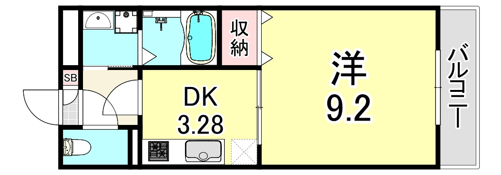 アムール宮﨑の間取り