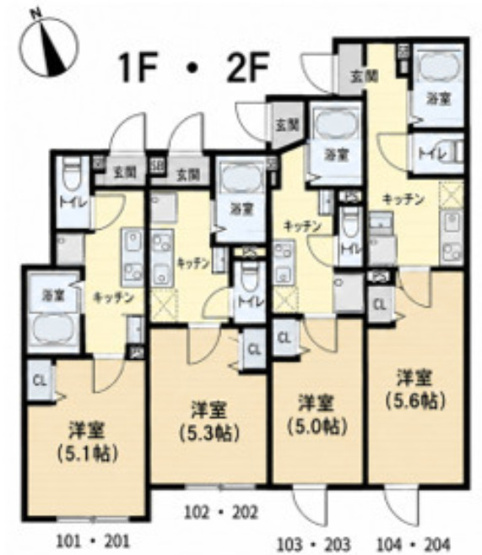 【間取り】 | The Residence Nerima