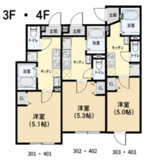 【間取り】 | The Residence Nerima
