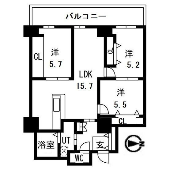 【間取り】 | シティコート目黒４号棟