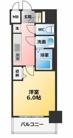 プレサンス千種駅前レガートの間取り