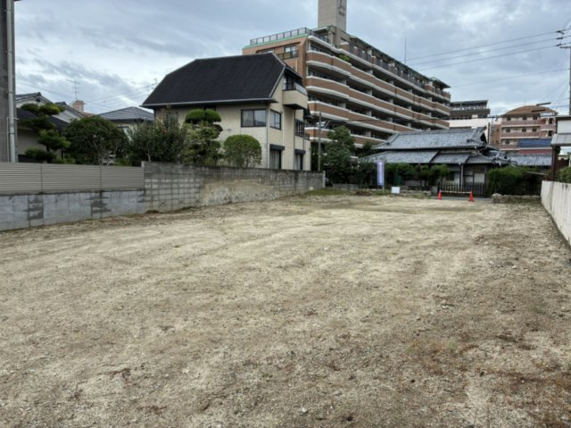 石手4丁目土地（1号地）の外観|北側からの現地写真です