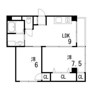 ハッピーコート御影の間取り