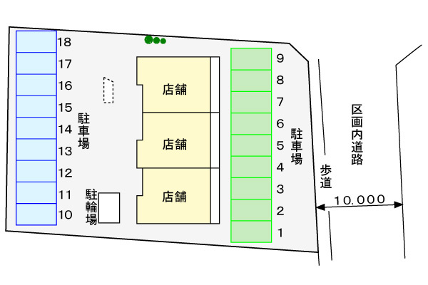 フォンティーヌの駐車場|駐車場
