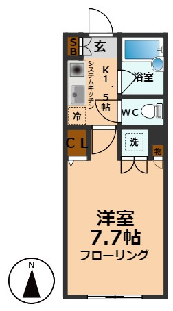 【間取り】 | GARDEN COURT KAMIKITAZAWA