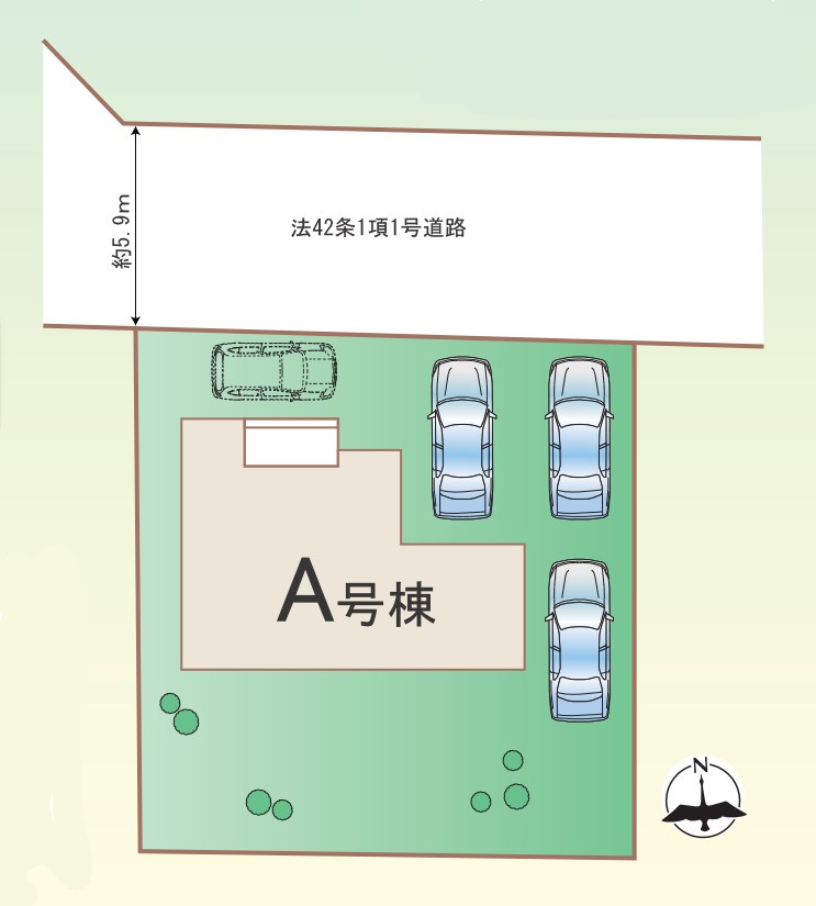 【新築戸建】前橋市上新田町680番の区画図|■区画図