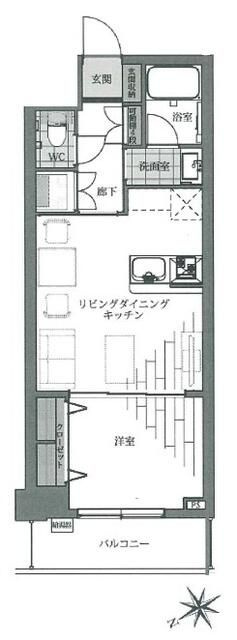 東海文京マンションの間取り