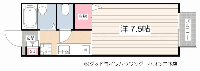レクスコートの間取り