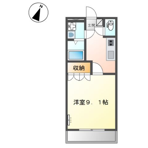 コンフォースⅡの間取り