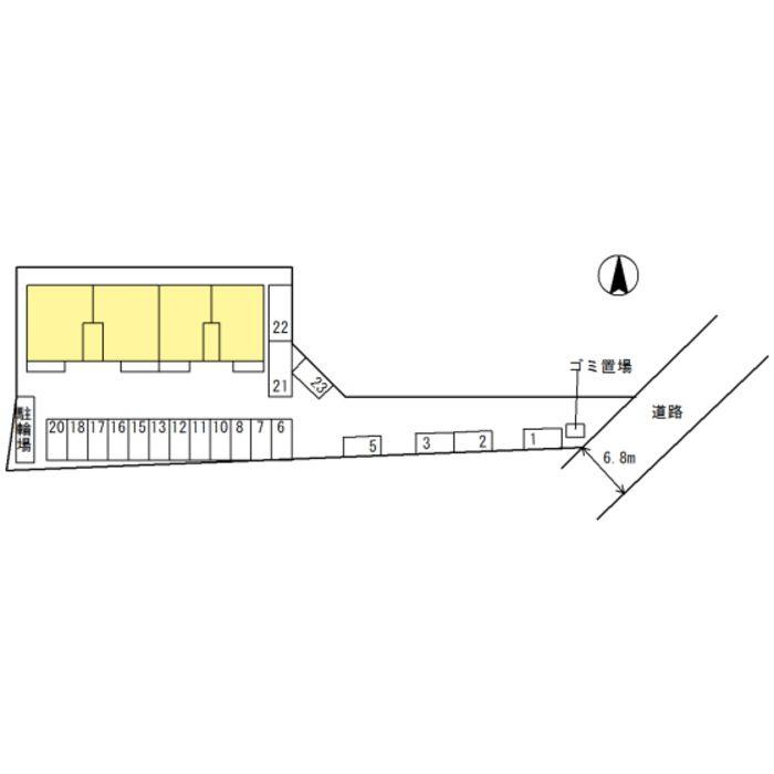 Ｓｔａ．Ｐｌｕｓ　ｗａｎの区画図