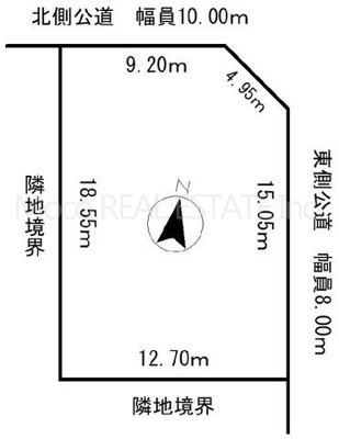 【区画図】 | 北見市花月町新築住宅