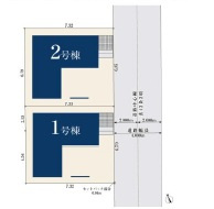 船橋市浜町１丁目１２４②の区画図