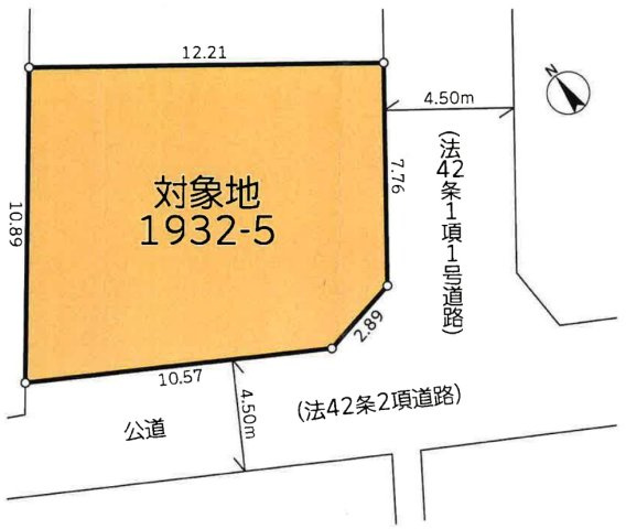 泉区和泉が丘1丁目 土地 3040万円の土地図