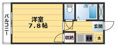 銀頂ハイツMEの間取り