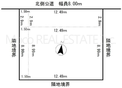 【区画図】 | 北見市とん田西町新築住宅