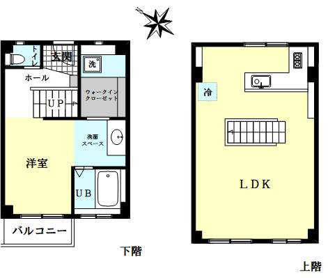 明舞第６団地１３号棟の間取り
