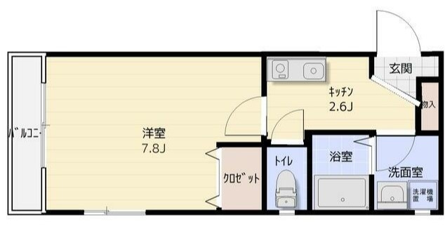【間取り】 | １Ｋの間取り！