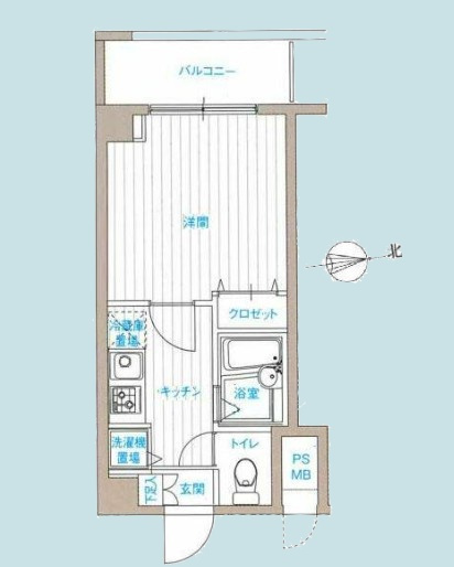 ヴィータローザ東府中の間取り