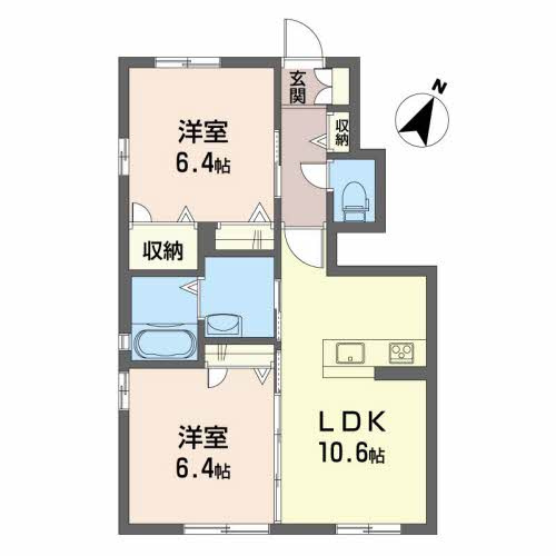 シャーメゾンTの間取り