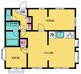 【間取り】 | コートYMDウエスト | 間取りです。