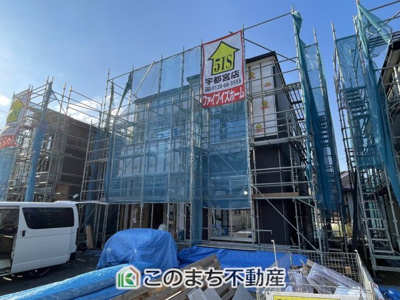 【外観】 | 宇都宮市下栗町　2号棟 | 建築中現地写真（同社施工完成物件・モデルハウスがご見学いただけます）