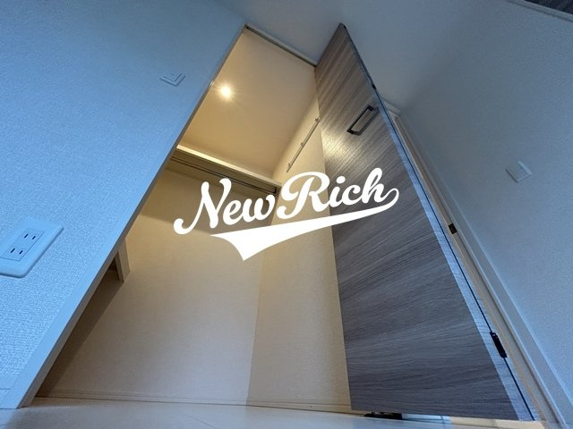 伊勢崎市美茂呂町のアパートの収納