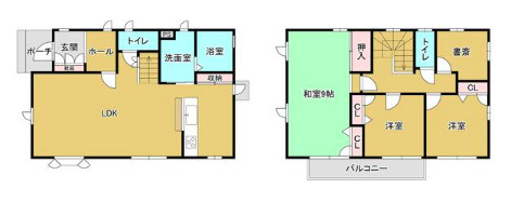 西条市樋之口263-10　中古戸建の間取り