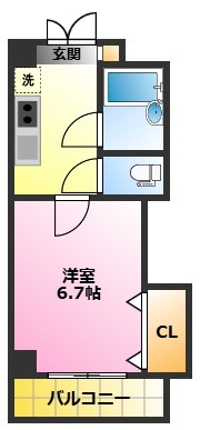リーヴェルステージ武蔵小杉ディアスの間取り|バス・トイレ別♪