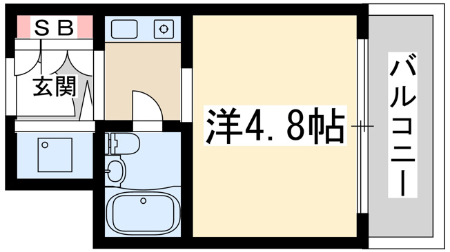【間取り】 | ファミールハイツ北大阪5号棟2番館