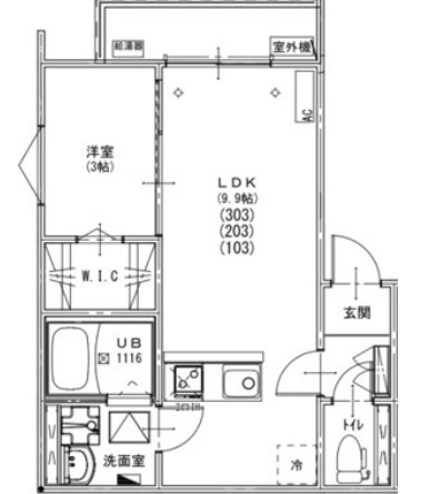 KEIAI RESIDENCE 松戸Ⅱの間取り