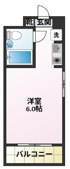 オリエンタル新丸子Ⅱの間取り|閑静な住宅街☆ＲＣ構造☆