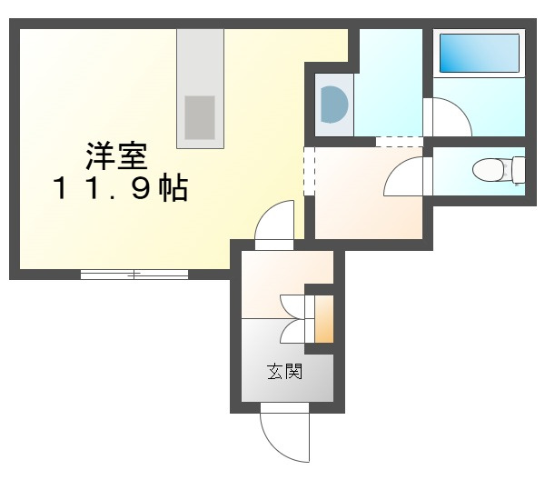 シャーメゾン大元の間取り