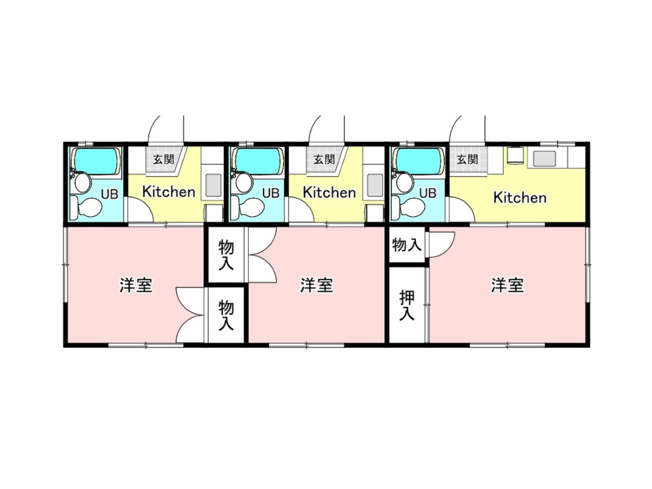 【間取り】 | メイプルハウス本厚木 | 独立したキッチンと居室を備えた1Kの事業用物件。コンパクトでも使い勝手がよく、単身の方やセカンドハウスにも向く住まいです。すっきりとした外観と洗練された内装で、スタイリッシュな暮らしを楽しめます。