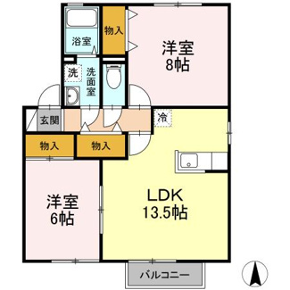 【間取り】 | ルミエールD棟