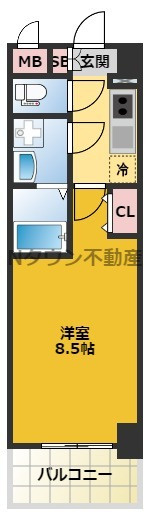 【間取り】 | S-RESIDENCE浄心Ⅱ | 間取りです