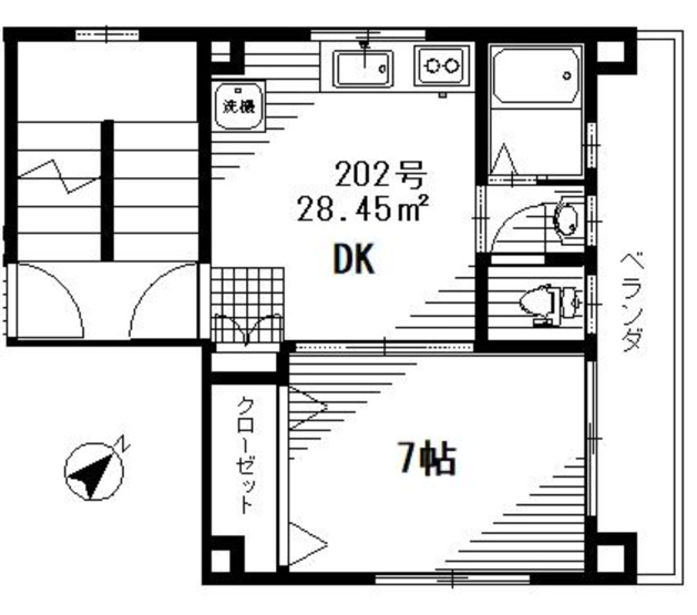 【間取り】 | 城山五番館