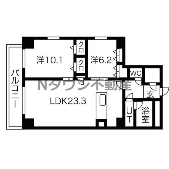 【間取り】 | JMFレジデンス名駅南(Dimora名駅南) | 間取りです。