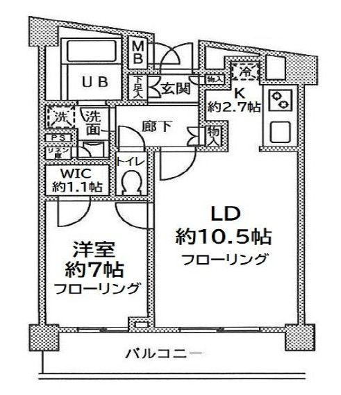 ファインステージ新横浜の間取り|間取りです。