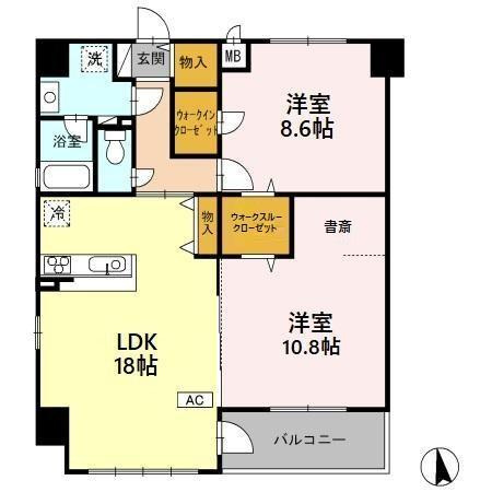 クレール則武の間取り