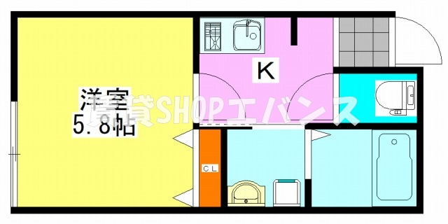【間取り】 | Likes飯山満町B棟