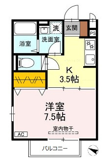 メゾンＳ・Ｋの間取り