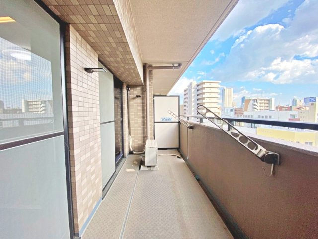 大阪市北区本庄西３丁目の中古マンションのバルコニー