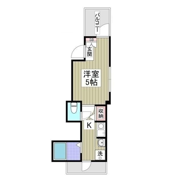 ＭＥＬＤＩＡ四ツ木の間取り|間取りです。