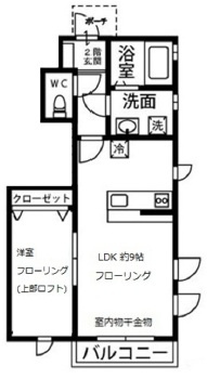 ソレーユ雑司が谷の間取り|間取りです。