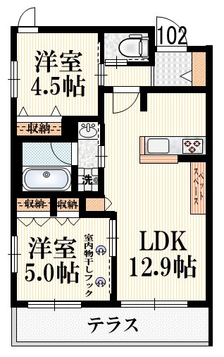 秀明舎の間取り